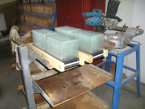crystal glass nail files production
